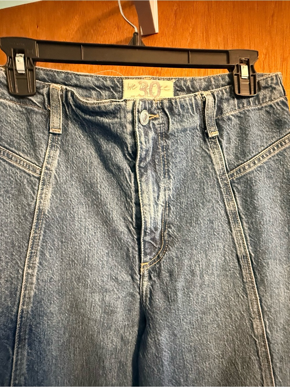 We The Free Women's Dark Blue Flare Jeans - Picture 5 of 8